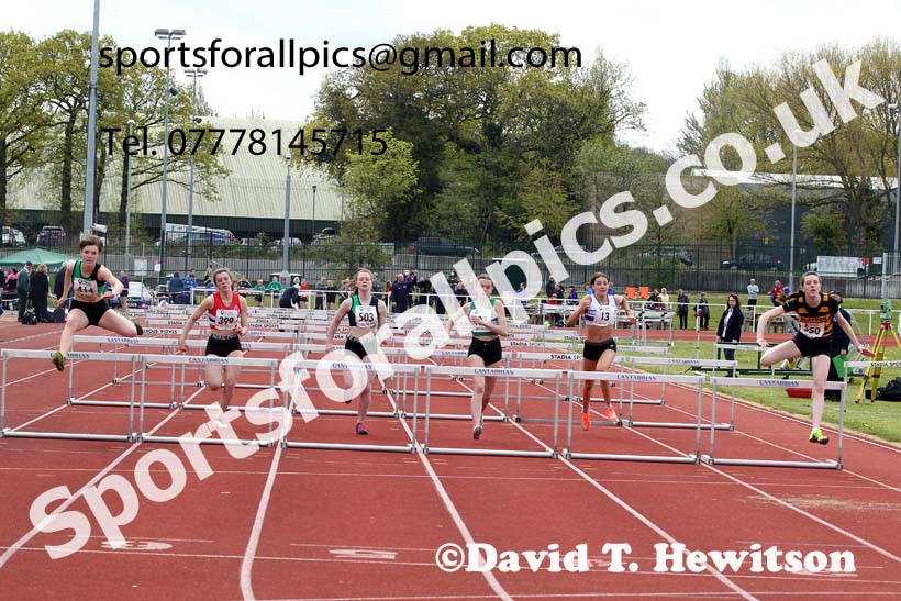 Hurdles, 2021 NECAA Middlesbrough Open Meting, Sunday, May 9th. Photo: David T. Hewitson/Sports for All Pics